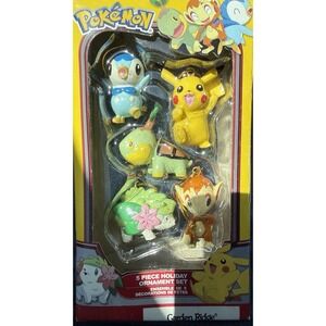 2009 Pokémon 5 Piece Holiday Ornament Set Kurt S. Adler Garden Ridge Exclusive